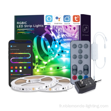 Kits de bande LED RVB super brillants